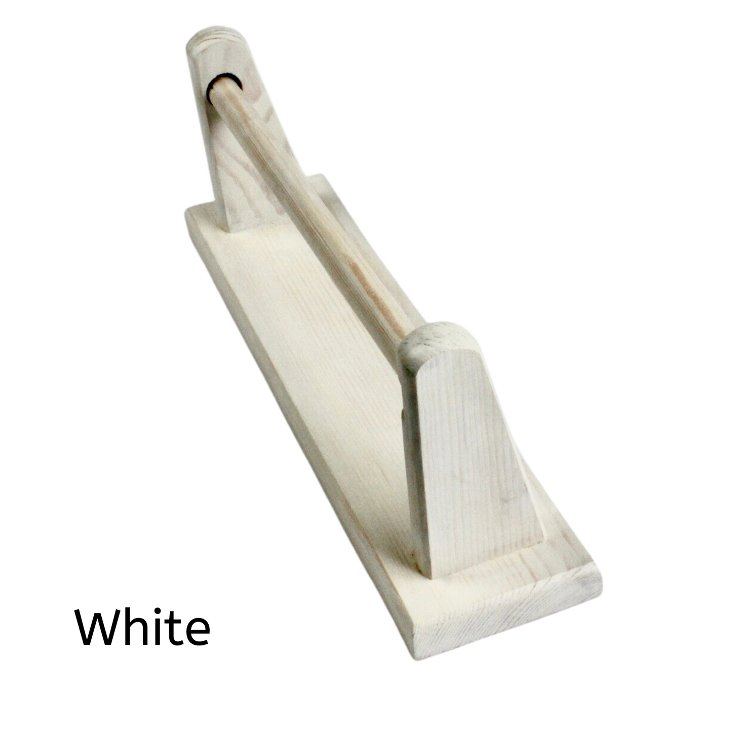 Wall mounted kitchen roll holder in White