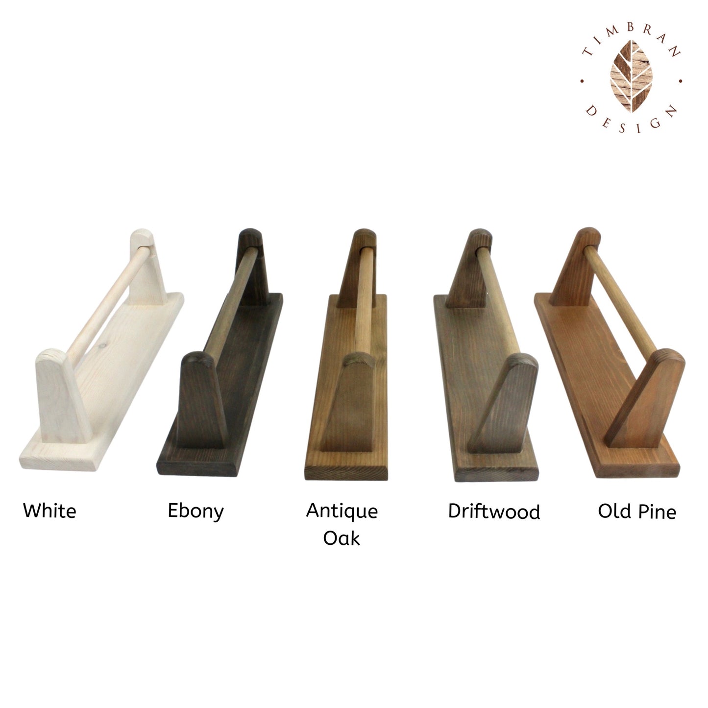 Wall mounted kitchen roll holder available in a five colours
