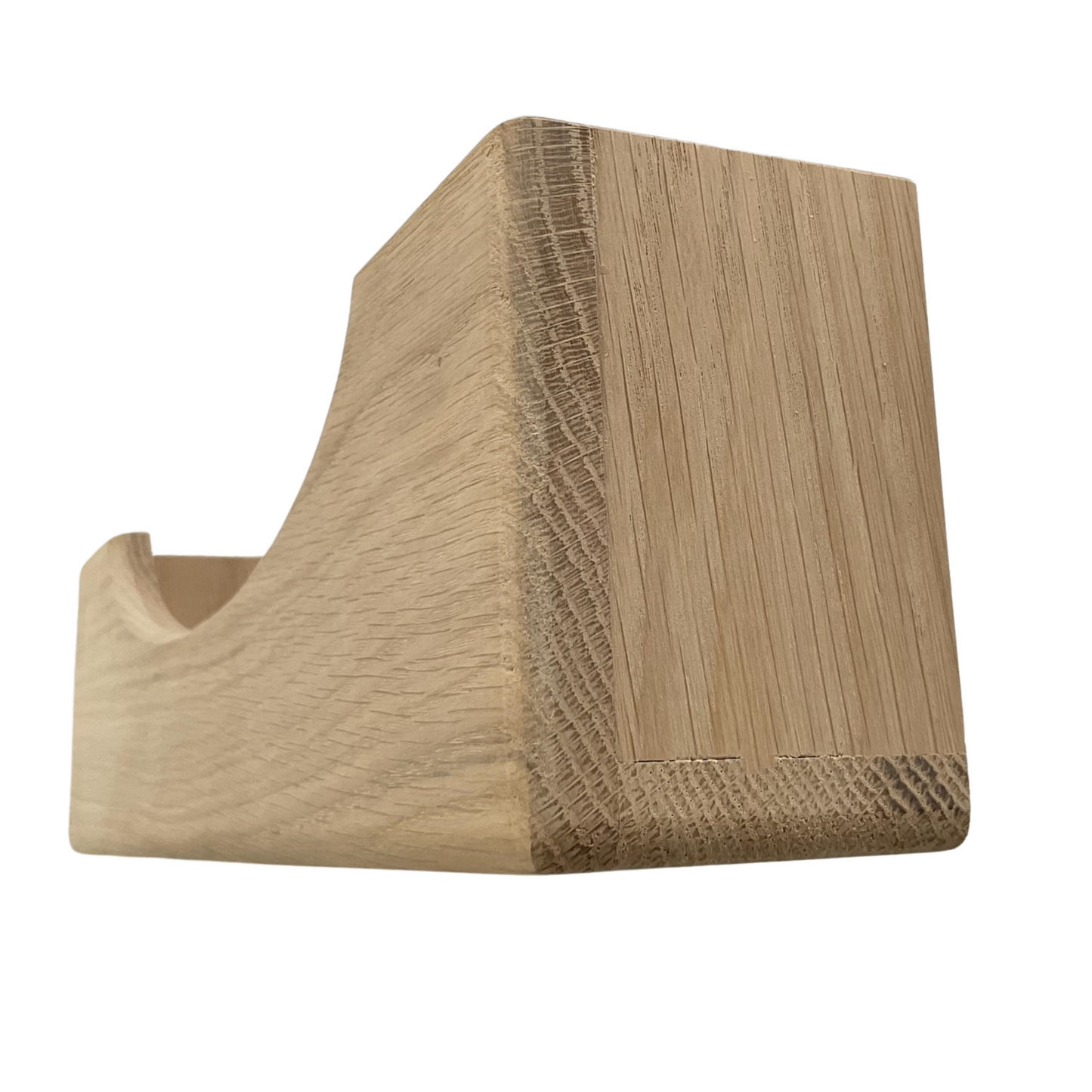 Oak tissue box holder