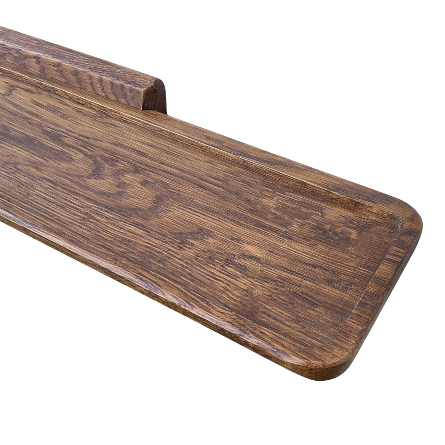 Walnut wall shelf