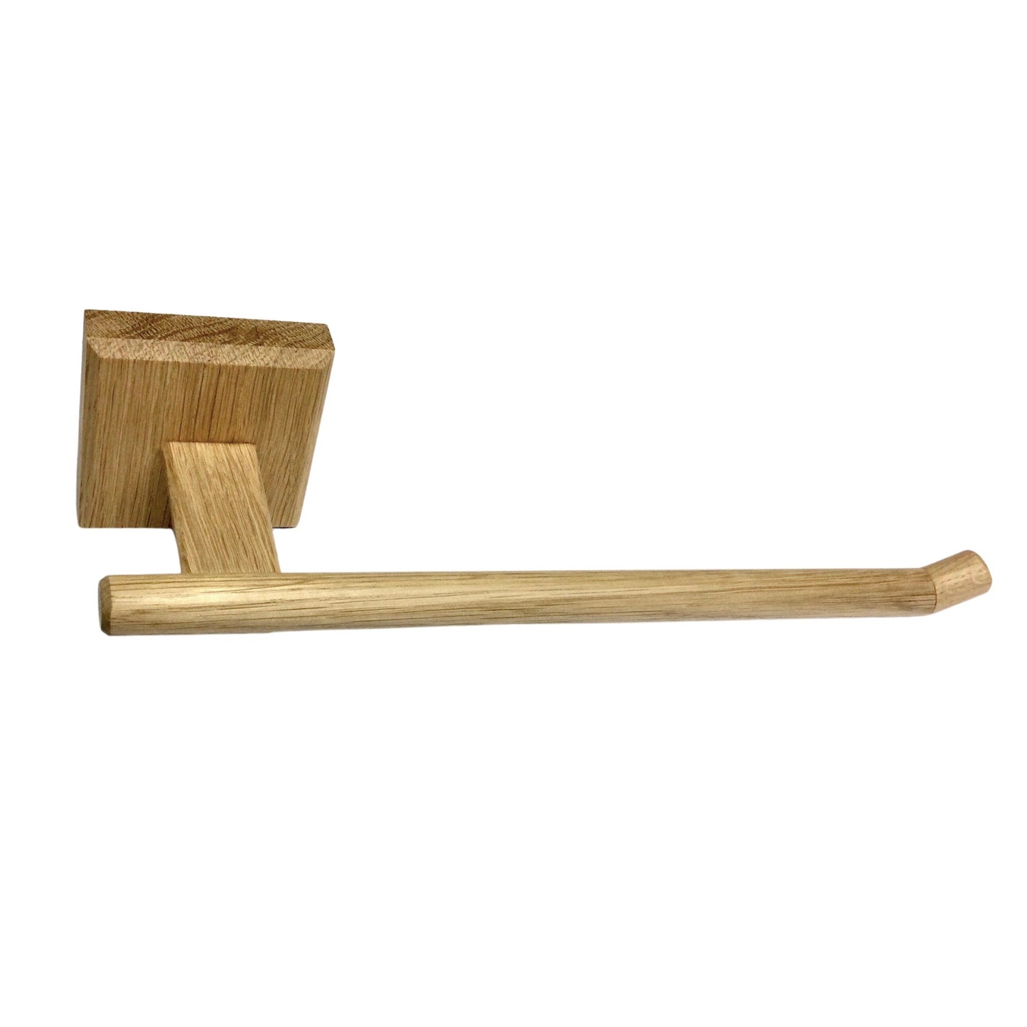 Kitchen roll holder in oak wall mounted
