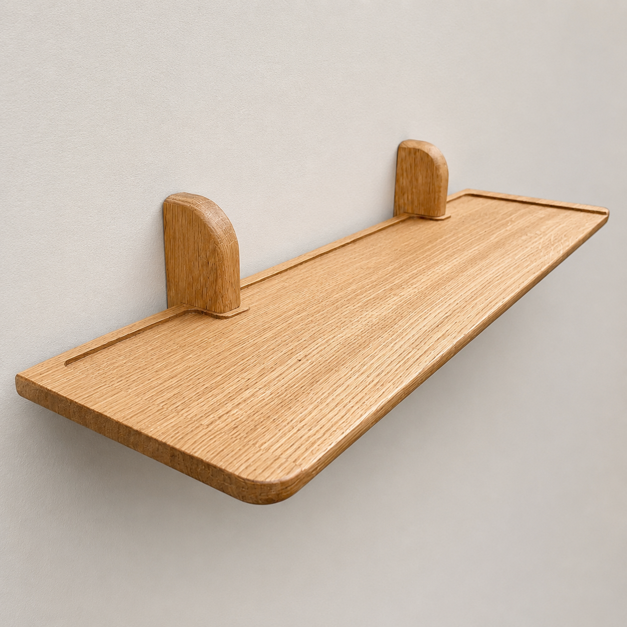 Solid Oak wall shelf 