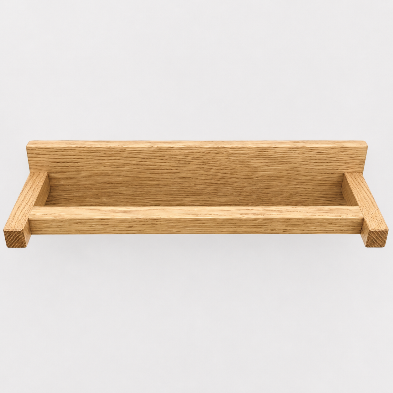 Handmade Oak towel rail 