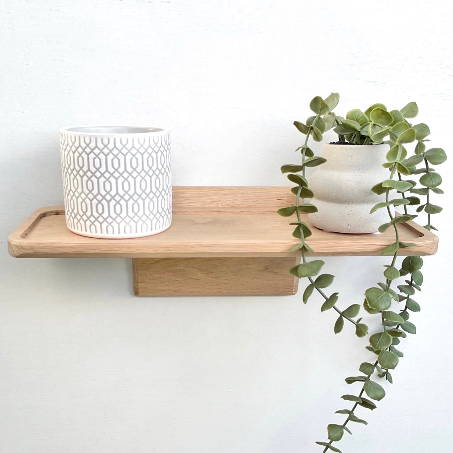 Small Oak Bathroom Shelf