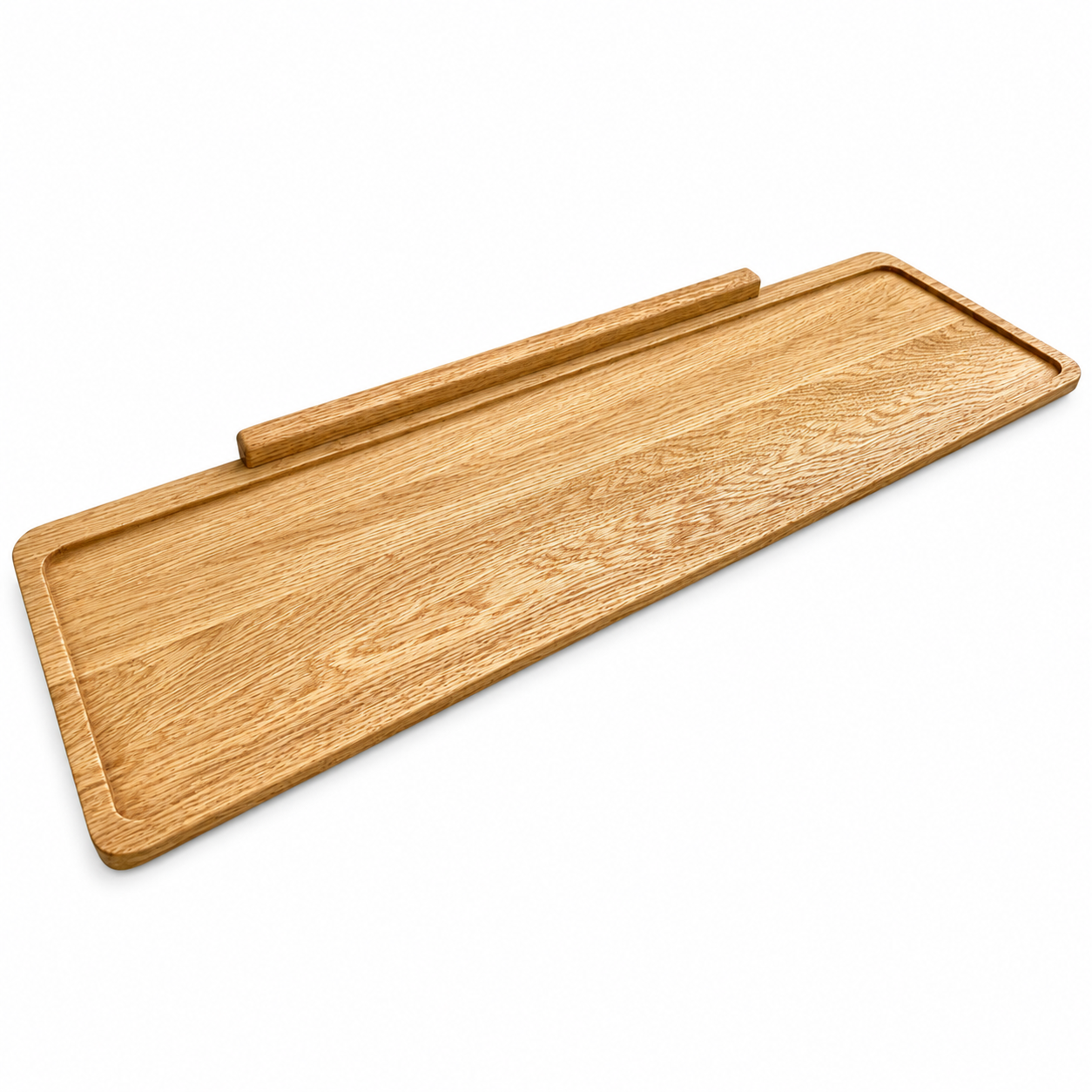 Oak Scandinavian style wall shelf 25cm x 80cm