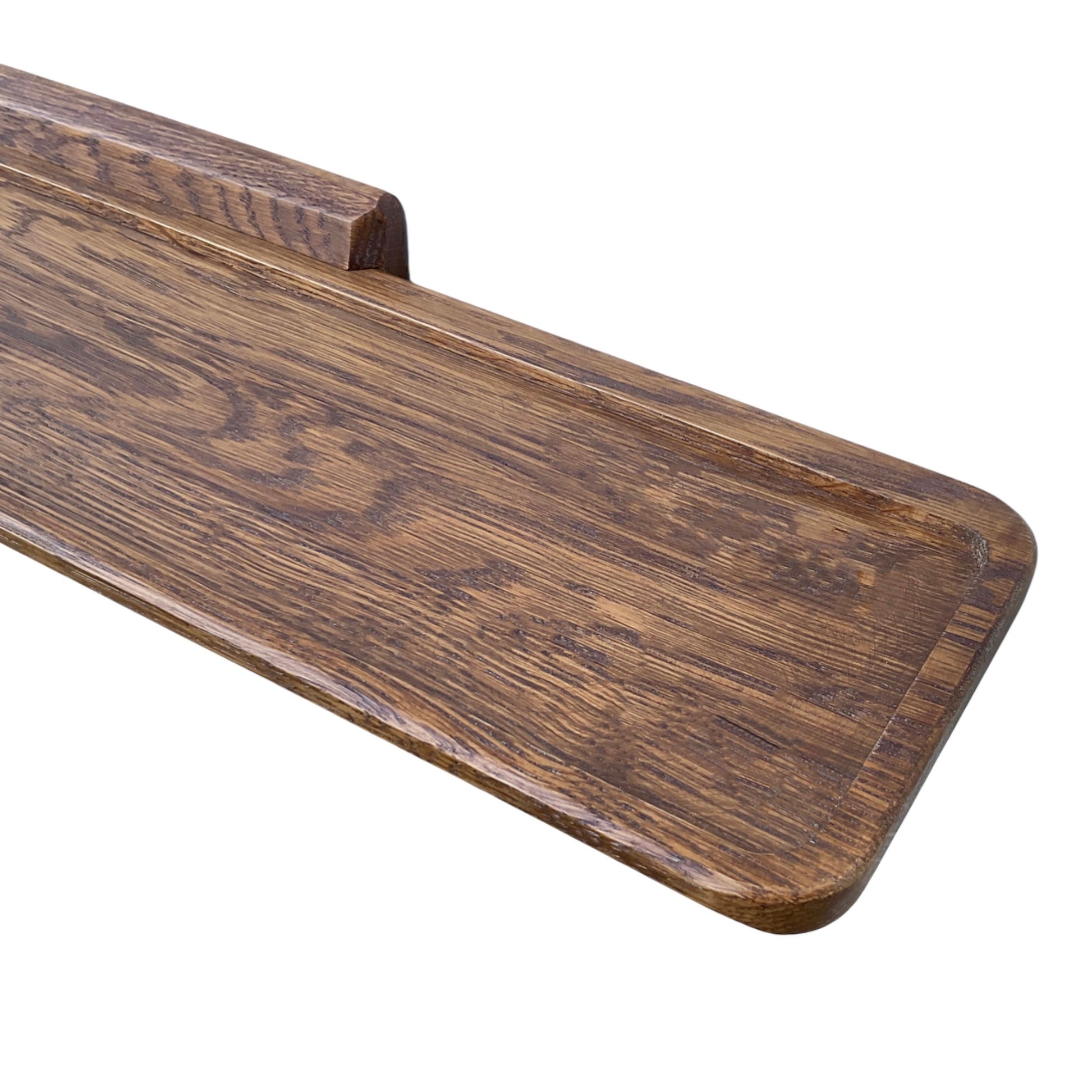 Walnut wall shelf