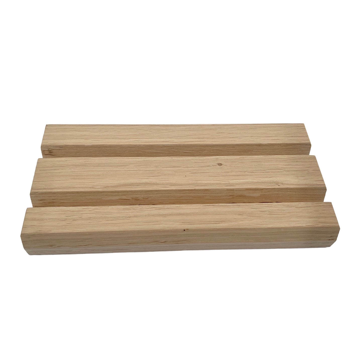 Oak business card holder