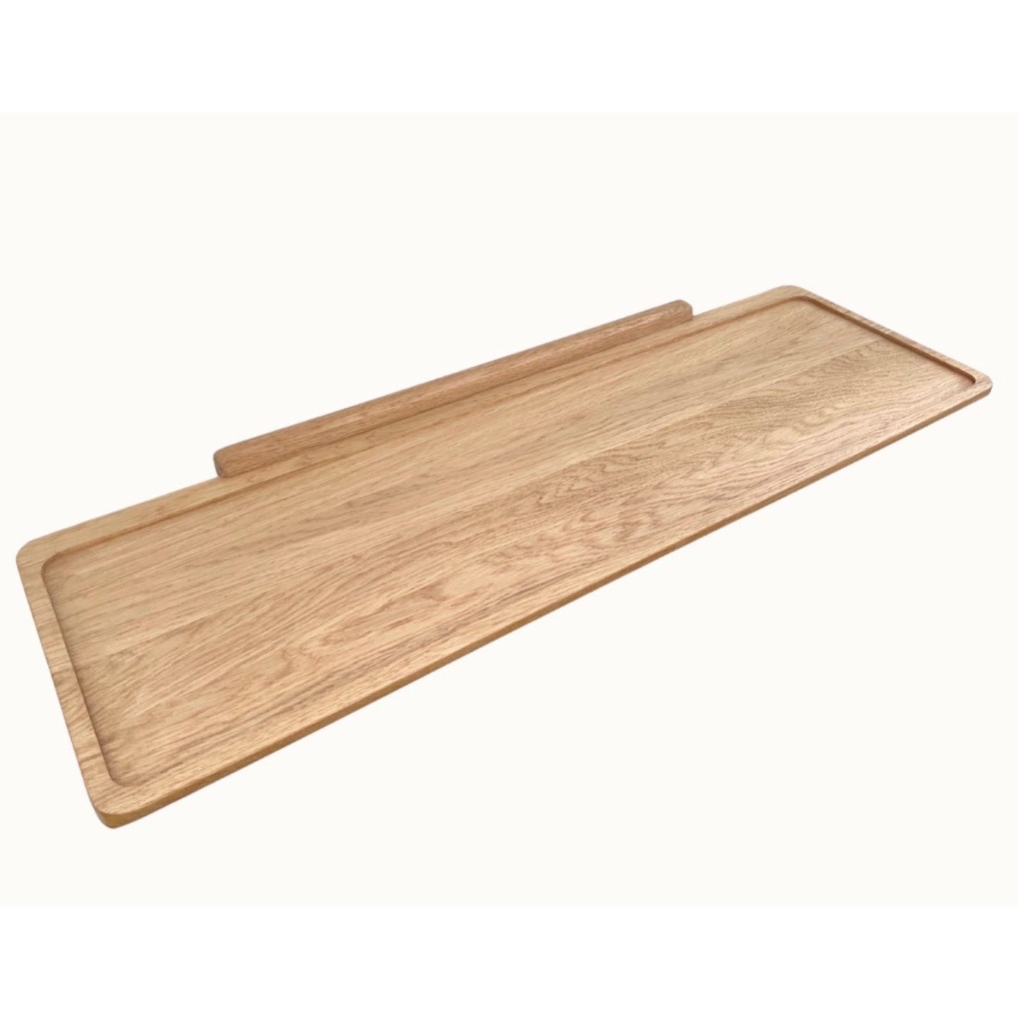 Oak Scandinavian style wall shelf 25cm x 80cm