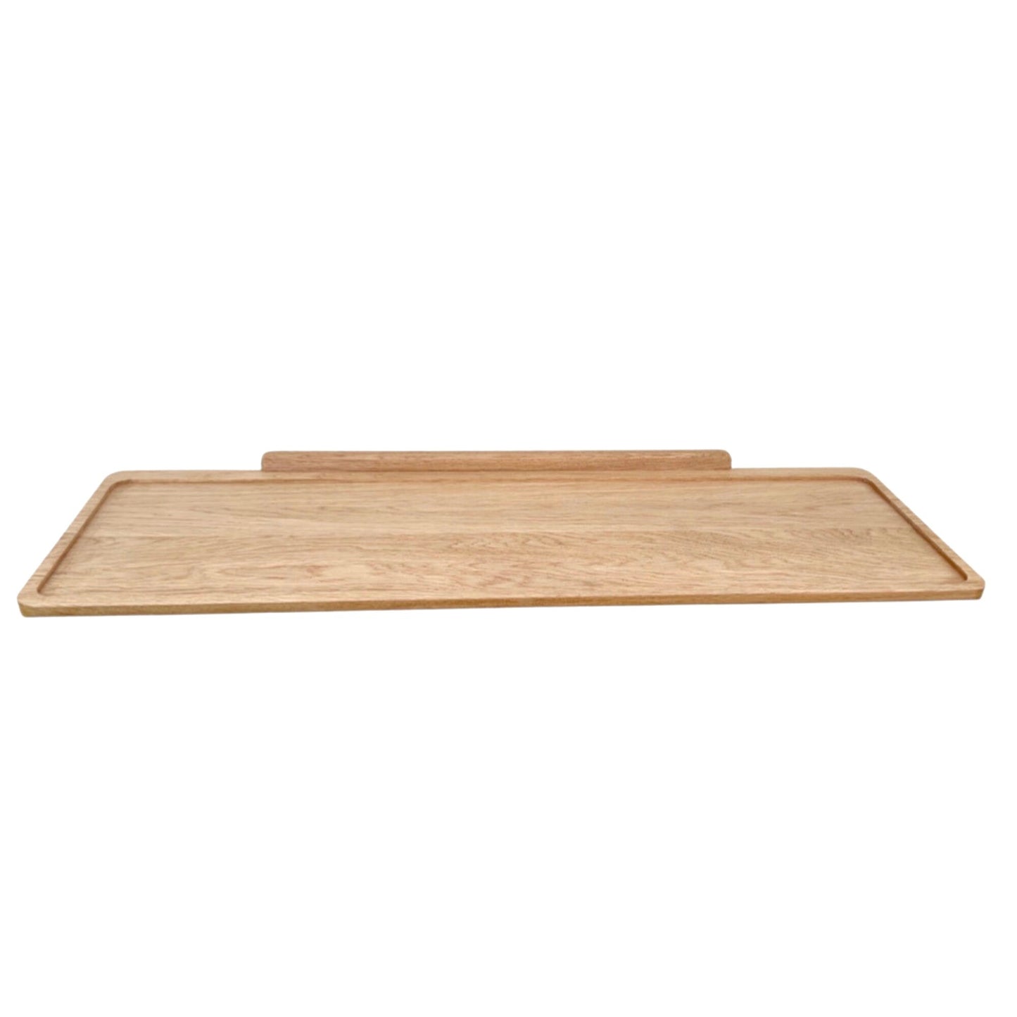 Large oak wall shelf