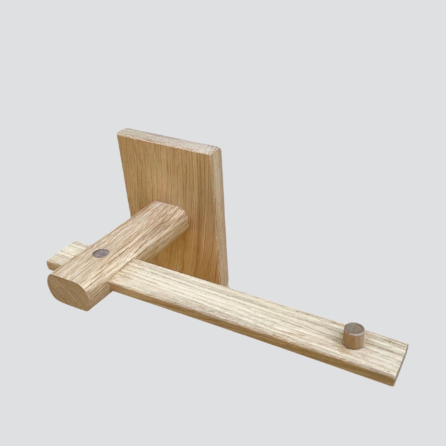 wooden toilet roll holder