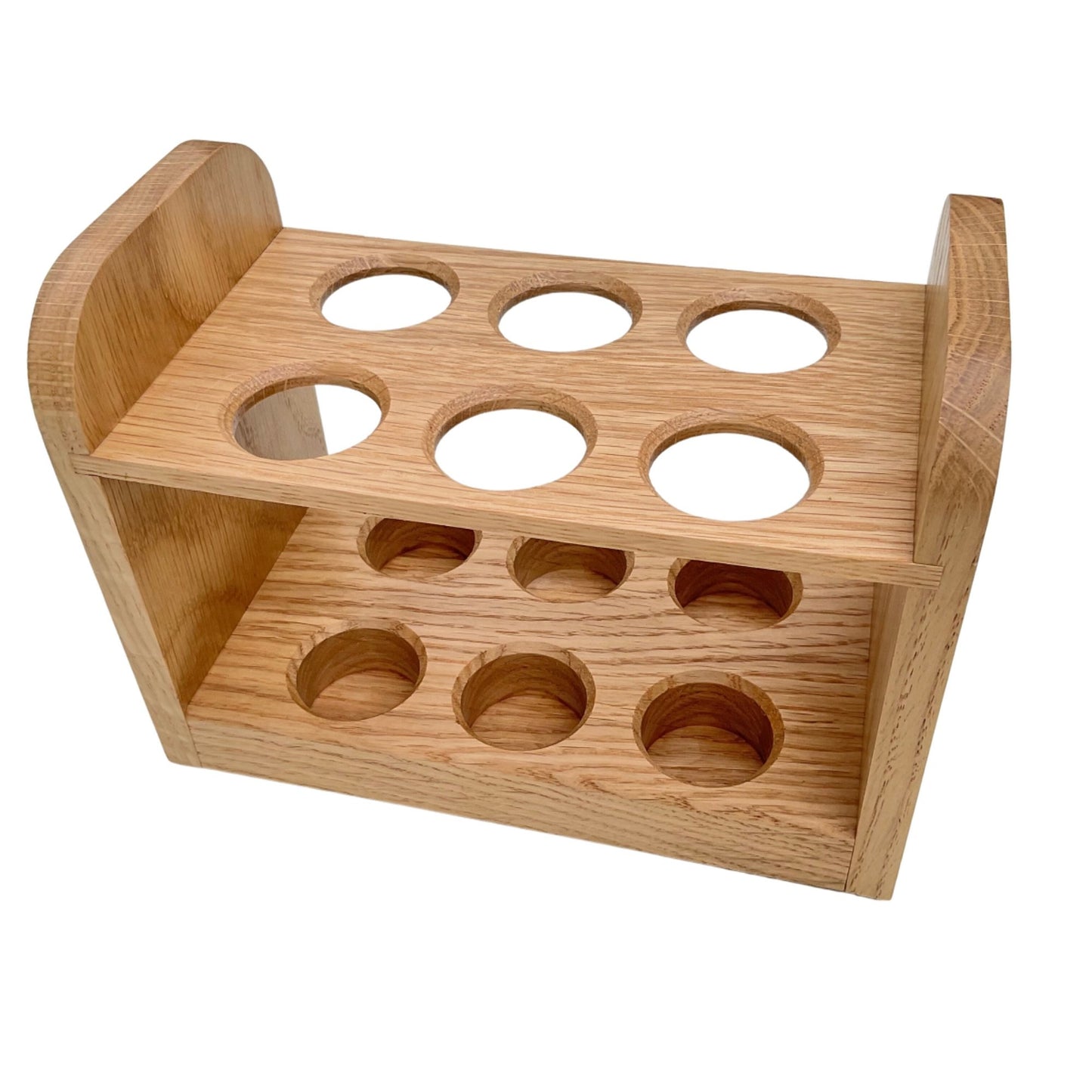 Wooden egg rack